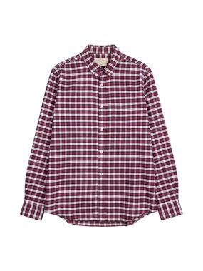 Hawker Rye Slim Fit Oxford Shirt Red Blue Checkered Stretch Men’s XL Tall